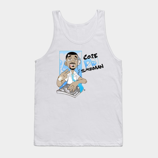 CoreDJ Sherman Logo Tank Top by CoreDJ Sherman